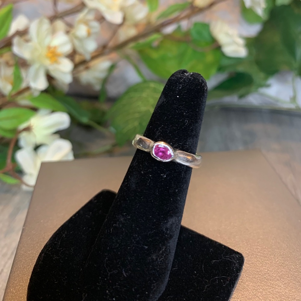 Handmade Ruby 925 Sterling Silver Ring